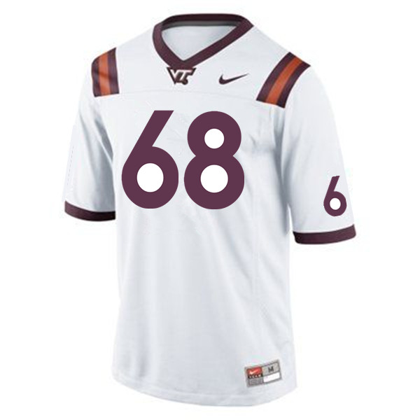 Men #68 Connor Kish Virginia Tech Hokies College Football Jerseys Sale-Maroon